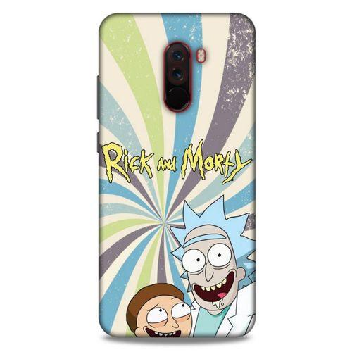Xiaomi Pocophone F1 Uyumlu Kılıf Rick And Morty (3) Kapak President Morty
