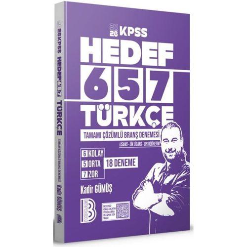 2026 KPSS Türkçe Tamamı Çözümlü 18 Deneme Benim Hocam