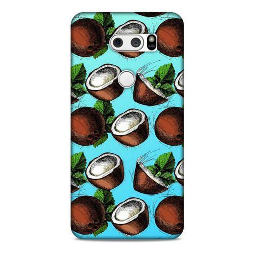 Frutix Hindistan Cevizi 02 LG K40S Kılıf Desenli Silikon