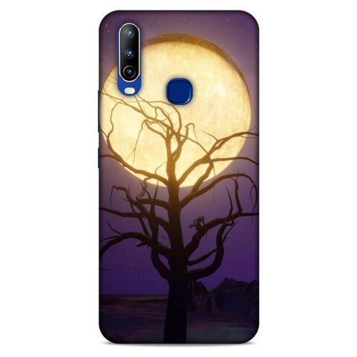 General Mobile GM 10 Uyumlu Kılıf Mor Delisi (7) Telefon Kılıfı Ay Ağaç