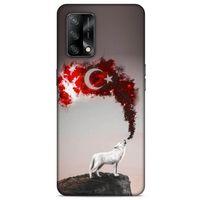 Oppo A74 4G Uyumlu Kılıf Ottoman (31) TPU Kılıf Kurt