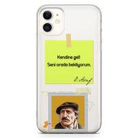 Apple iPhone 11 Kılıf Caps Özdemir Asaf Arka Kapak Koruma Desenli Full Koruyucu