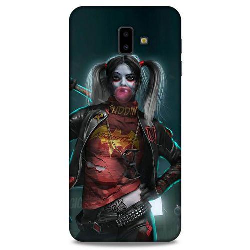 Samsung Galaxy J6 Plus Uyumlu Kılıf Harley Quinn (7) Telefon Kılıfı Koyu Yeşil