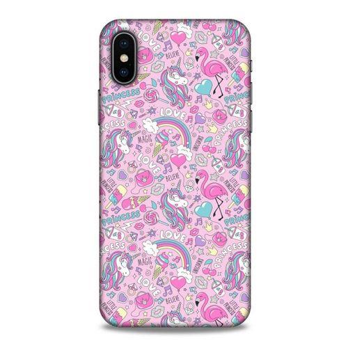 Animax Unicorn Prenses Apple iPhone XS Kılıf Desenli Silikon