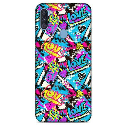Graffitix (23) Desenli Silikon Kapak Samsung Galaxy A11 Kılıf