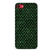 Apple iPhone SE 2020 Kılıf Dragons (5) Koruma Kabı Ejderha Koyu Yeşil Pul