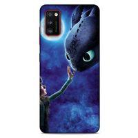 Samsung Galaxy A41 Kılıf Dragons (40) Fit Silikon Kılıf Ejderha Takım Yıldızı