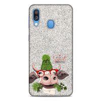 Animax Bereli İnek Samsung Galaxy A40 Kılıf Desenli Silikon