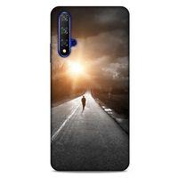 Huawei P Smart S Y8P Kılıf Depresyon (38) Neo Hybrid Kılıf Yeşil Kırmızı Mor