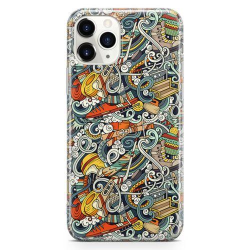 Apple iPhone 11 Pro Kılıf Snowboarding Arka Kapak Koruma Desenli Full Koruyucu