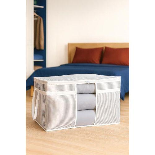 6 Adet Pencereli Yastık Hurcu Çizgili