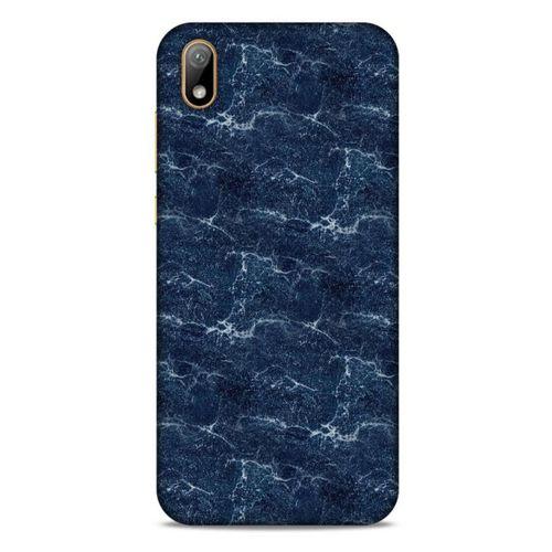 Mermer Desenli (15) Tema Antişok Kılıf Lacivert Huawei Y5 2019 Kılıf