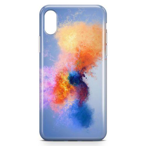 Apple iPhone XS Max Kılıf Color Splash Arka Kapak Koruma Desenli Full Koruyucu