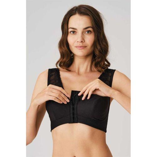 Kadın Balensiz Desteksiz Dolgusuz Geniş Askılı Toparlayıcı Önden Açılan Sırt Destekli Küçültücü Sütyen