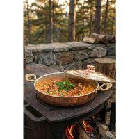 Turna Bakır Emirgan Tava 2 No 16 Cm El Dövme Kırmızı Turna7598-1