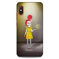 Xiaomi Mi A2 Lite Kılıf FunnyMaX (32) Soft Silikon Kılıf Turuncu Kahve