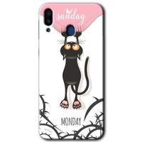 Galaxy M10s Kılıf HD Desen Baskılı Arka Kapak - Dark Sunday