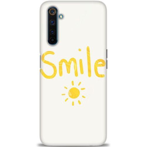 Realme 6 Pro Kılıf HD Baskılı Kılıf - Smile Güneş + Tam Ekran Koruyucu