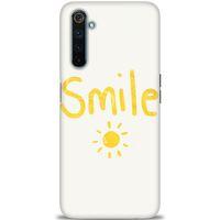 Realme 6 Pro Kılıf HD Baskılı Kılıf - Smile Güneş + Tam Ekran Koruyucu