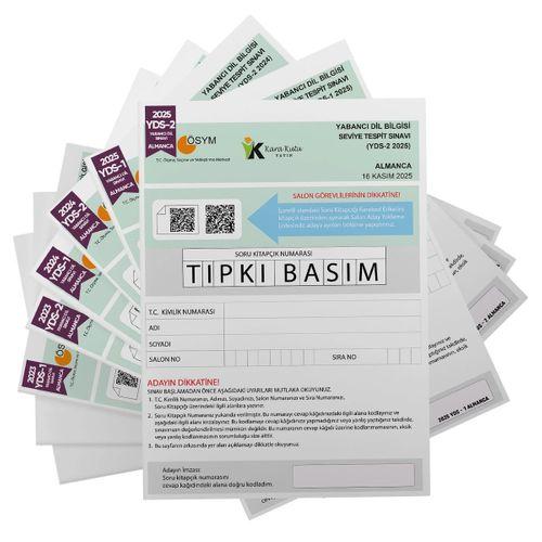 2026 YDS Almanca ÖSYM Tıpkı Basım Çıkmış Soru Deneme Paketi 6lı Fasikül SETİ