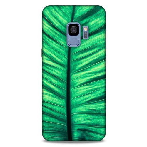 Lopard Samsung Galaxy S9 Uyumlu Kılıf Bahar (9) Kılıf Damarlı Yaprak