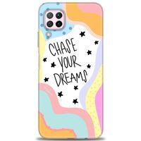 Huawei P40 Lite Kılıf HD Baskılı Kılıf - Chase Your Dreams + Tam Ekran Koruyucu