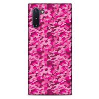 Samsung Galaxy Note 10 Uyumlu Kılıf Pembe Delisi (32) Soft Silikon Kılıf Kamuflaj
