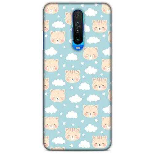 Lopard Xiaomi Redmi K30 5G Uyumlu Kılıf Kediler (22) Tam Koruma Kılıfı Bulutlar