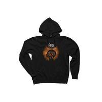 Gojira Le Efant Sauvage Siyah Kapüşonlu Sweatshirt Hoodie