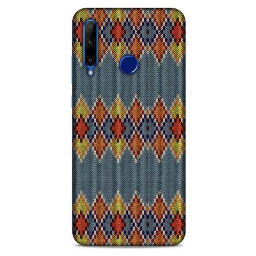 Kazak (38) Desenli Silikon Kapak Huawei Honor 20 Lite Kılıf