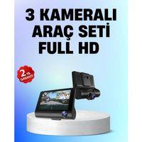 Full Hd 1080p 3 Kameralı Araç Dvr – Gece Görüşlü Ve G-sensörlü Güvenlik Çözümü