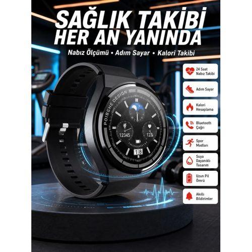 En Çok Tercih Edilen Akıllı Saat Amoled Ekran Nabız Sensörü Gps Uyumlu Adımsayar