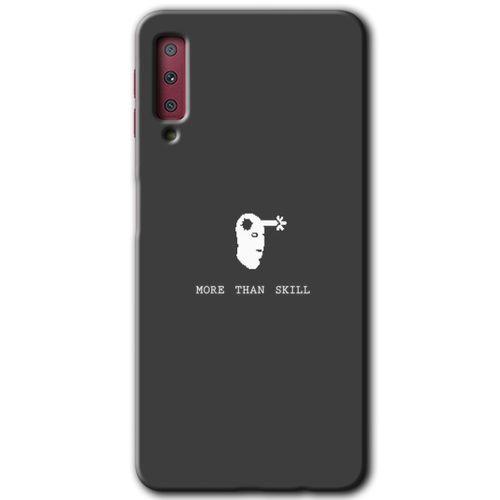 Potkal Hediye Fabrikası Samsung Galaxy A7 2018 Kılıf HD Desen Baskılı Arka Kapak - Headshot
