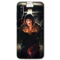 MRCİLETİSİM Xiaomi Mi 9 SE Kılıf HD Desen Baskılı Arka Kapak+Temperli Cam - V for Fire