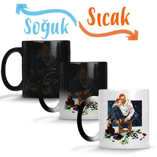 Artblock Sihirli Kupa Bardak Porselen