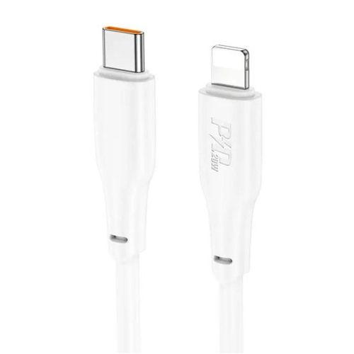 HOCO X93 Force 20W Type-C to iPhone Lightning-C Ultra Hızlı Şarj ve Data Kablosu 1M Beyaz