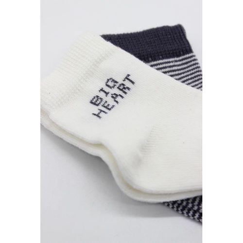 Bistyle Big Heart Penye Soket Çorap 2'Li BS10117 Antrasit