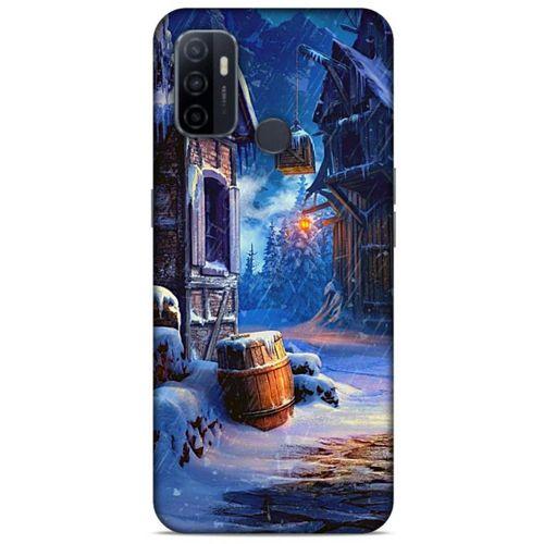 Huawei P40 Kılıf Snowix (46) Core Armor Kılıf Kahverengi Mavi