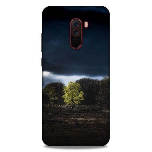 Lopard Xiaomi Pocophone F1 Uyumlu Kılıf Gece'S (11) Tam Koruma Siyah