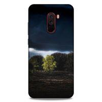 Lopard Xiaomi Pocophone F1 Uyumlu Kılıf Gece'S (11) Tam Koruma Siyah