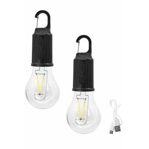 3 Farklı Mod Led'li Şarjlı Asma Kancalı Kamp Lambası Taşınabilir Ampul
