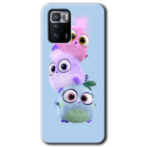 Poco x3 GT Kılıf HD Desen Baskılı Arka Kapak + Temperli Cam - Puffy