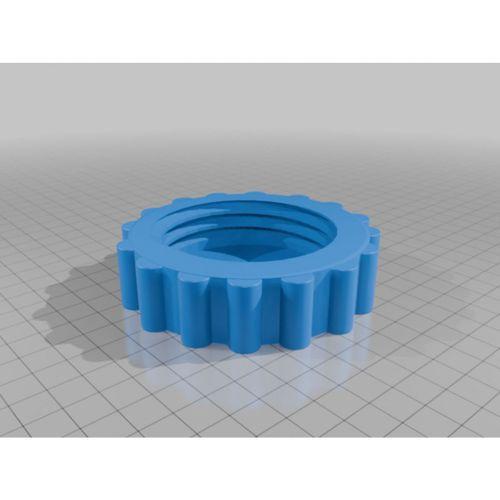 Parkside Lidl 30 8 E Depolama İçin Toz Giriş Tırtıklı Kapak 3D Baskı (Bu ürün Sadece Plastik parçadır - Almadan Önce Soru Sorabilirsiniz)