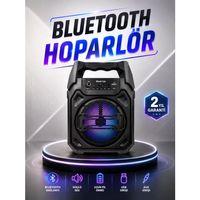 Güçlü Ve Şarj Edilebilir Bluetooth Hoparlör 6.5 İnç