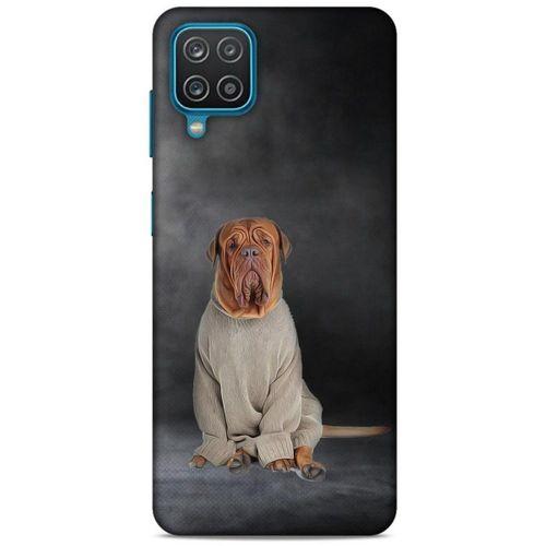 Lopard Samsung Galaxy A12 Uyumlu Kılıf Köpek Kıyafetleri (29) Arka Koruma Kılıfı