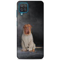 Lopard Samsung Galaxy A12 Uyumlu Kılıf Köpek Kıyafetleri (29) Arka Koruma Kılıfı