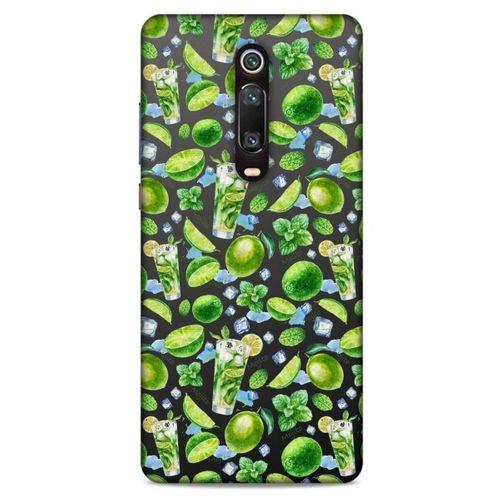 Frutix Lime 01 Xiaomi Mi 9T Kılıf Desenli Silikon