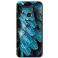 Huawei Y6P Kılıf HD Desen Baskılı Arka Kapak - 9D Tüyler + Kırılmaz Cam