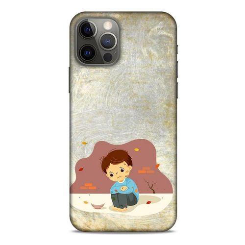 Apple iPhone 12 Pro Kılıf Depresyon (10) Full Koruma Kılıfı Yeşil Turuncu
