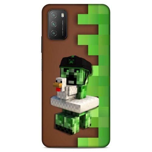 Lopard Xiaomi Poco M3 Uyumlu Kılıf PiXel (35) Fit Design Kılıf Creeper